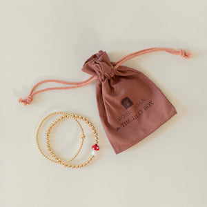 Rosie Joan: 14k Gold-Filled Toadstool Bracelet Set