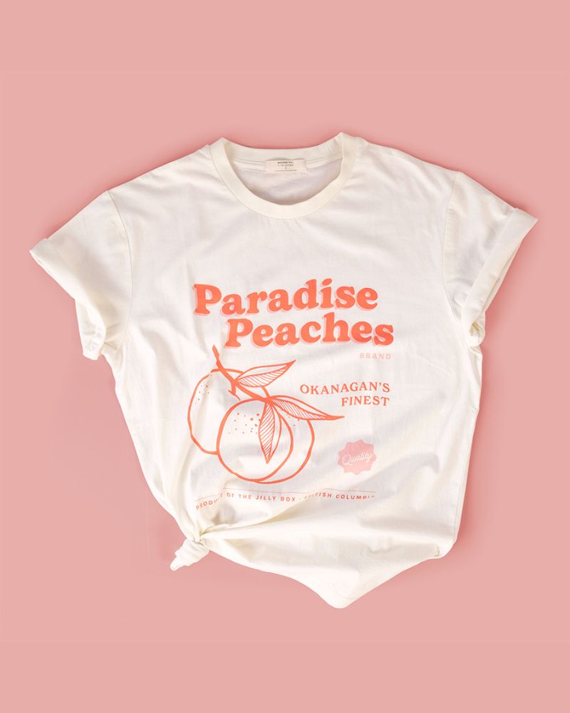 Peaches & Beaches T-Shirt – OKANAGAN LIFESTYLE APPAREL