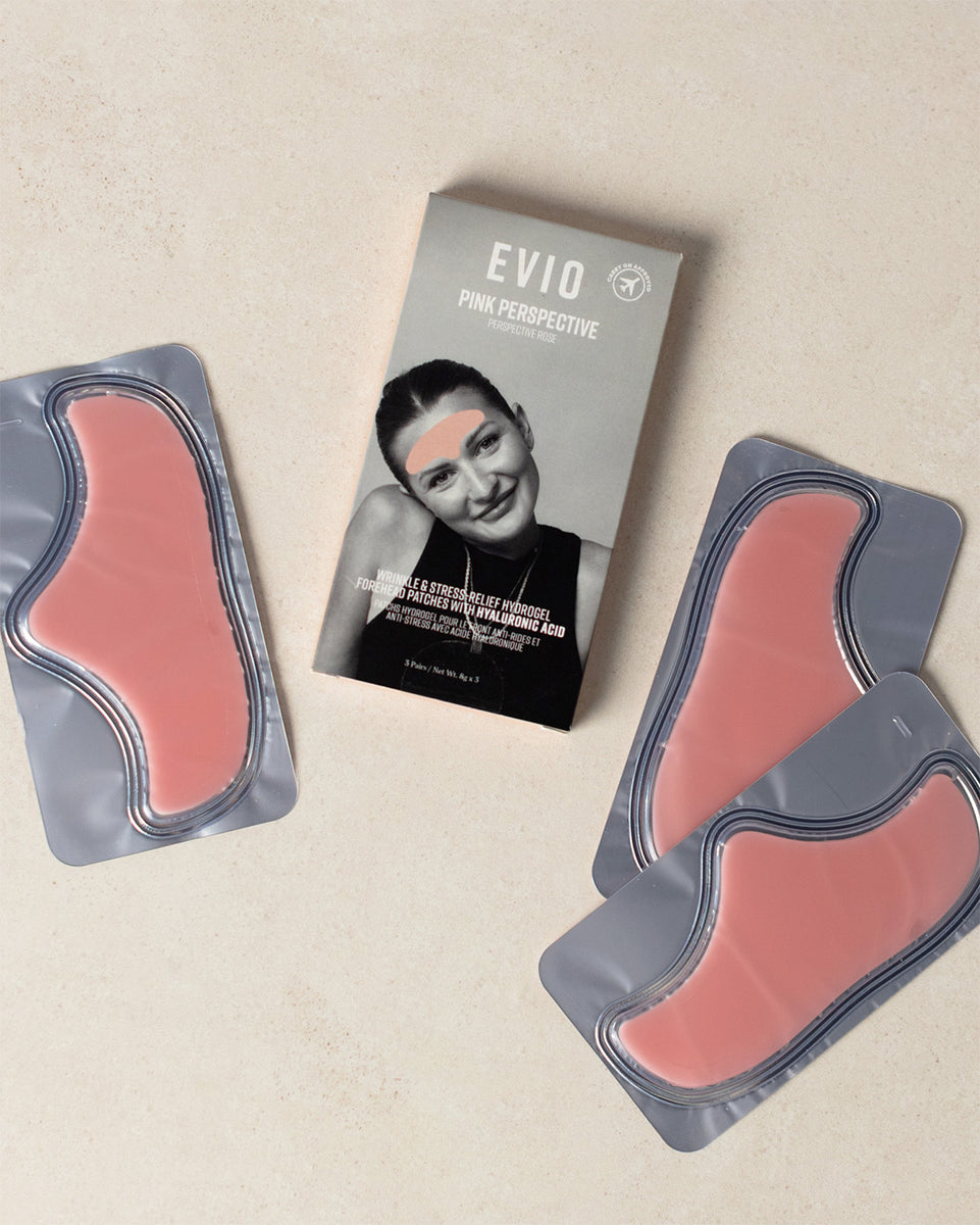 Evio Beauty: Pink Perspective Wrinkle & Stress-Relief Hydrogel Forehea ...
