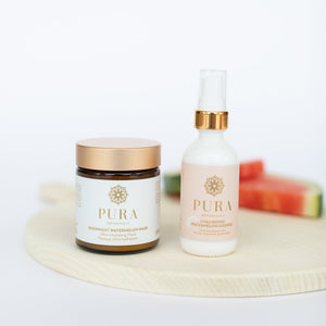 Pura Botanicals: Watermelon Mask & Hyaluronic Essence Duo