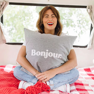 Province of Canada: Bonjour Cushion Cover