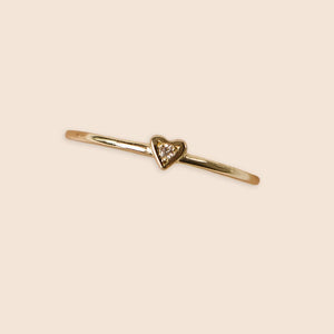 Paris Jewellers: Jillian's Mini-Heart Diamond Ring